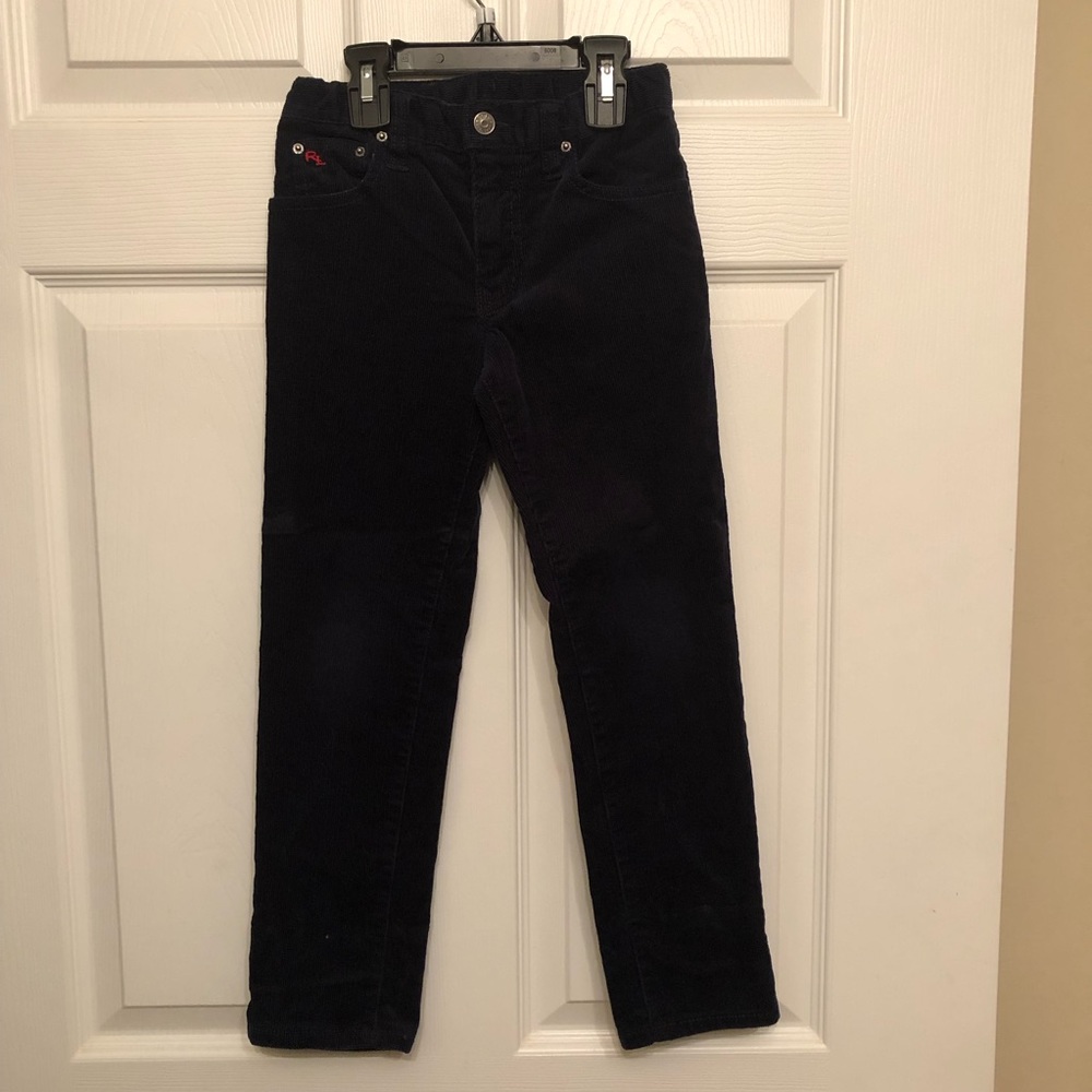 Boys navy blue Ralph Lauren corduroy pant